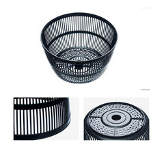 Uscator Manual pentru Salata si Verdeturi, Kadeny, Plastic, 20x20x25 cm, Capacitate 5L, Negru