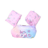 Vesta de salvare pentru copii cu aripioare de inot, Kaveny, Mov, Model unicorn