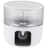 Dozator de apa Kadeny, 3 compartimente rotative, capacitate mare de 3l, alb