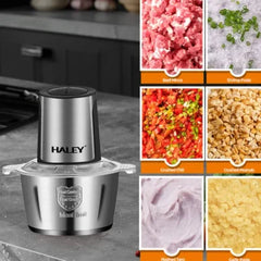 Blender Haley HY-1228 – Putere de 500W si vas de sticla de 2L pentru mixare eficienta