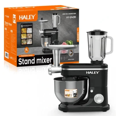Blender de bucatarie Haley HY-2406 – Capacitate 8L si 6 trepte de viteza pentru rezultate perfecte