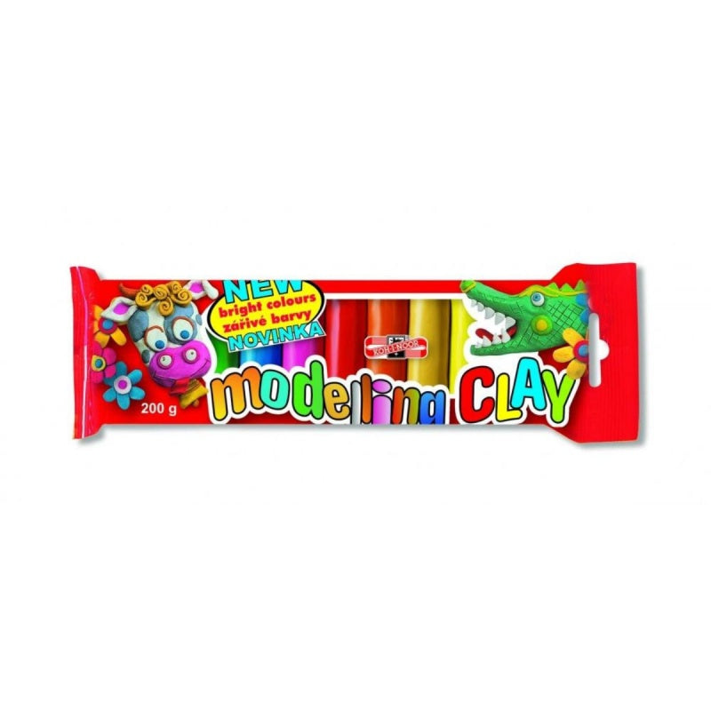 Plastilina Koh-i-noor K131-712, 10x20g, set 10 culori