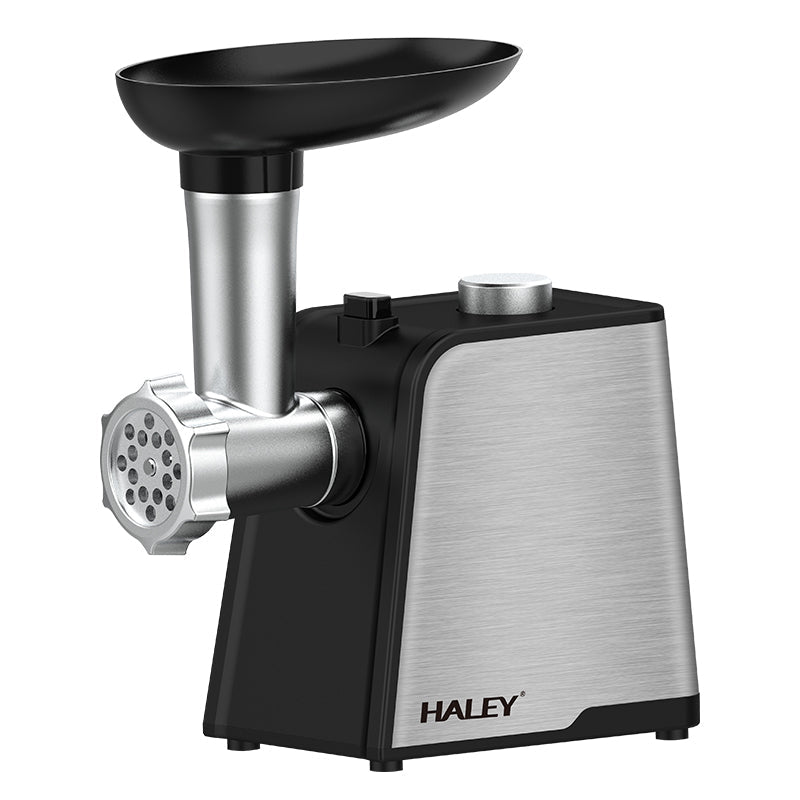 Masina de Tocat Carne HALEY 2000W, Otel Inoxidabil, Cutter cu Torsiune Mare, Usor de Curatat, Port Mare pentru Alimentare
