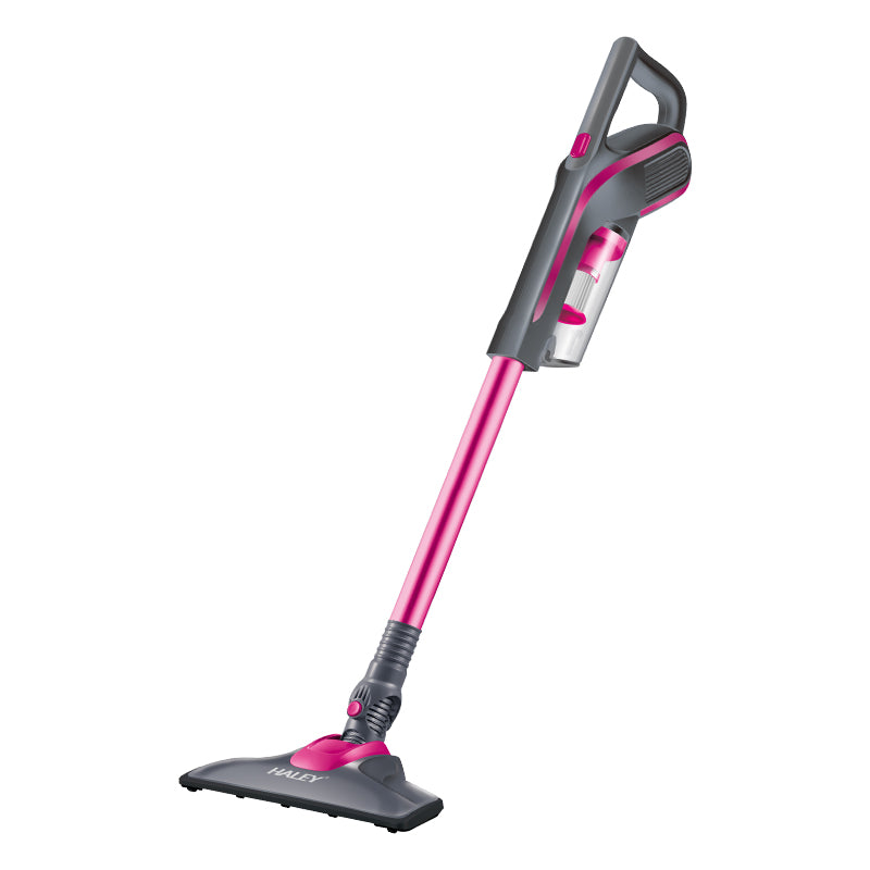 Aspirator HALEY cu bat , Aspirator pentru Covoare, de UZ Casnic, Compact, Puternic si Usor de Utilizat, Roz