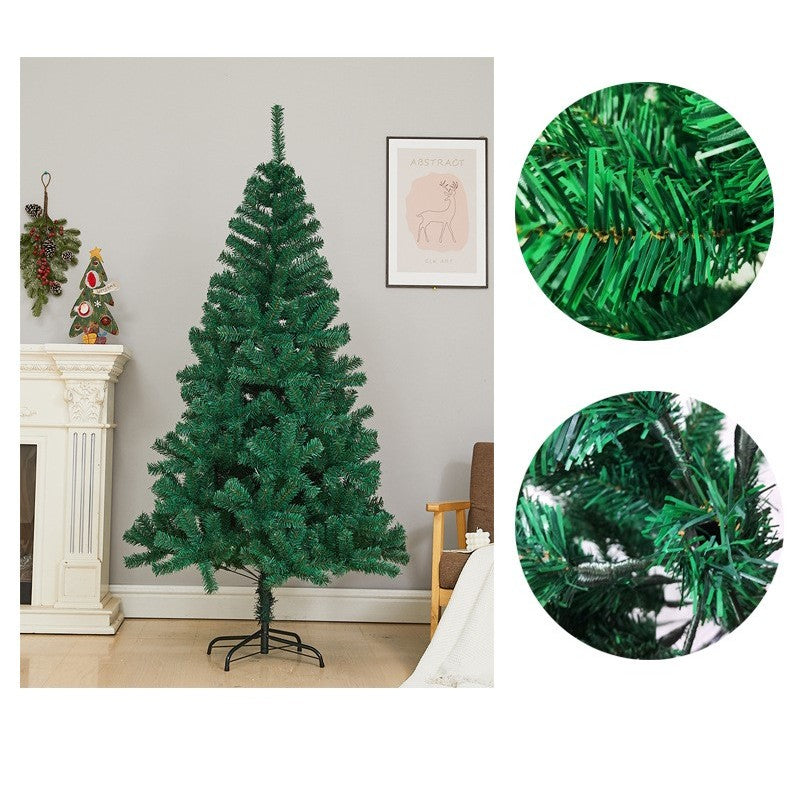 Brad de Craciun artificial cu suport inclus Kadeny, 210 cm, 800 ramuri/varfuri, material plastic, suport clasic, fara iluminare, utilizat pentru interior/exterior, verde