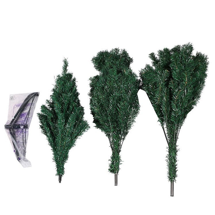 Brad de Craciun artificial cu suport inclus Kadeny, 210 cm, 800 ramuri/varfuri, material plastic, suport clasic, fara iluminare, utilizat pentru interior/exterior, verde