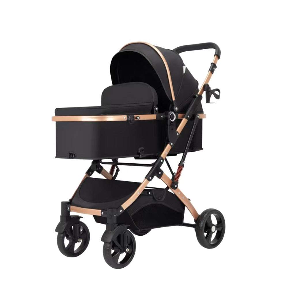 Carucior, 2 in 1 KIDOO® – Carucior Pliabil cu Fata Inversa pentru Bebelusi cu Diverse Moduri, Carucior Reglabil si Culisant