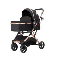 Carucior, 2 in 1 KIDOO® – Carucior Pliabil cu Fata Inversa pentru Bebelusi cu Diverse Moduri, Carucior Reglabil si Culisant