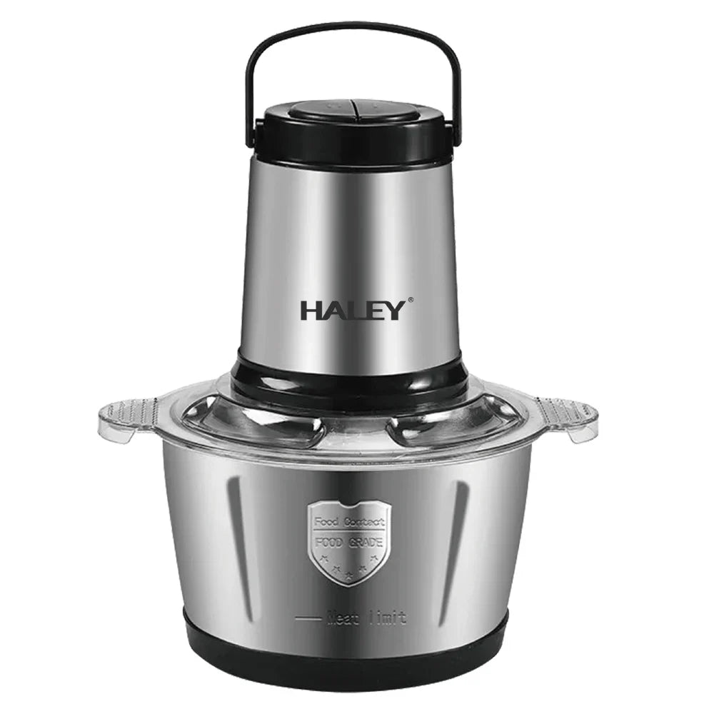 Tocator de alimente HALEY HY-1225 – Putere de 500W si vas de 2L din inox pentru tocare rapida si eficienta