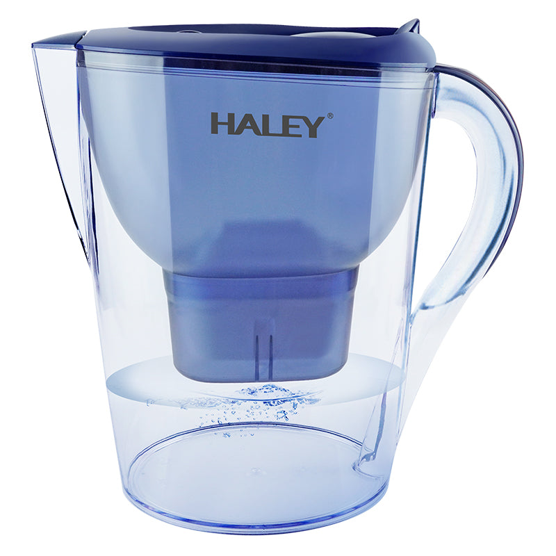 Cana Filtranta Apa HALEY 3.5L Albastra – Filtru Multistrat, Gura Anti-Praf, Indicator Schimb Filtru, Design Compact