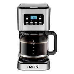 Aparat de Cafea HALEY 950W, 1.5L, LED Display, Anti-Drip, Brewing Inteligent, Inox, Control Temperatura Precis