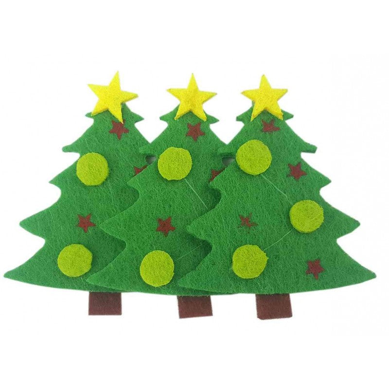 Accesorii creatie - braduti fetru, 8x6cm, set 2 buc, Colorarte