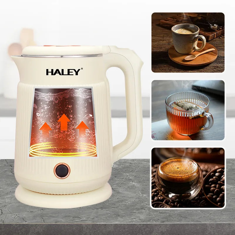 Fierbator Electric HALEY HY-8963, 2L, 1500W, Design Modern