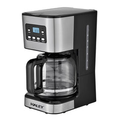Aparat de Cafea HALEY 950W, 1.5L, LED Display, Anti-Drip, Brewing Inteligent, Inox, Control Temperatura Precis