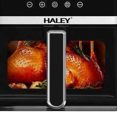 Friteuza cu Aer Cald HALEY 7L, 2000W – Gatire 360°, Touchscreen Holografic, Geam Vizualizare 180°, 8 Programe, Fara Ulei | Gatit Sanatos si Crocant