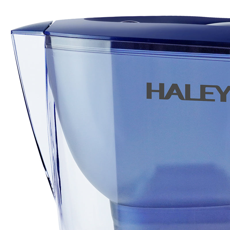 Cana Filtranta Apa HALEY 3.5L Albastra – Filtru Multistrat, Gura Anti-Praf, Indicator Schimb Filtru, Design Compact
