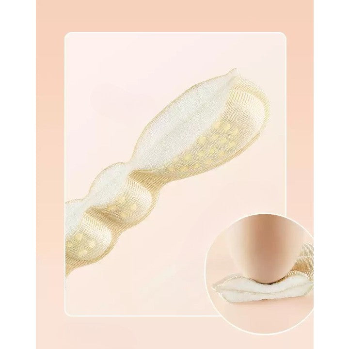 Set 2 Branturi cu Pernute pentru Calcai, Kaveny, Suport Interior pentru Incaltaminte, Marime Universala, Aderent pe Piele, Crem
