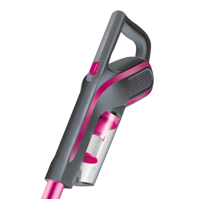 Aspirator HALEY cu bat , Aspirator pentru Covoare, de UZ Casnic, Compact, Puternic si Usor de Utilizat, Roz