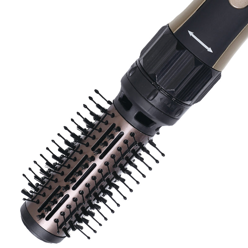 Perie Rotativa cu Uscator HALEY – Feon 2 in 1, 1000W, 2 Trepte Viteza, Coafare Rapida si Volum, Design Elegant Negru