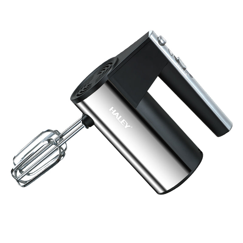 Mixer de Mana din Inox HALEY 500W – 5 Viteze, Silentios, Motor Puternic, Accesorii Incluse