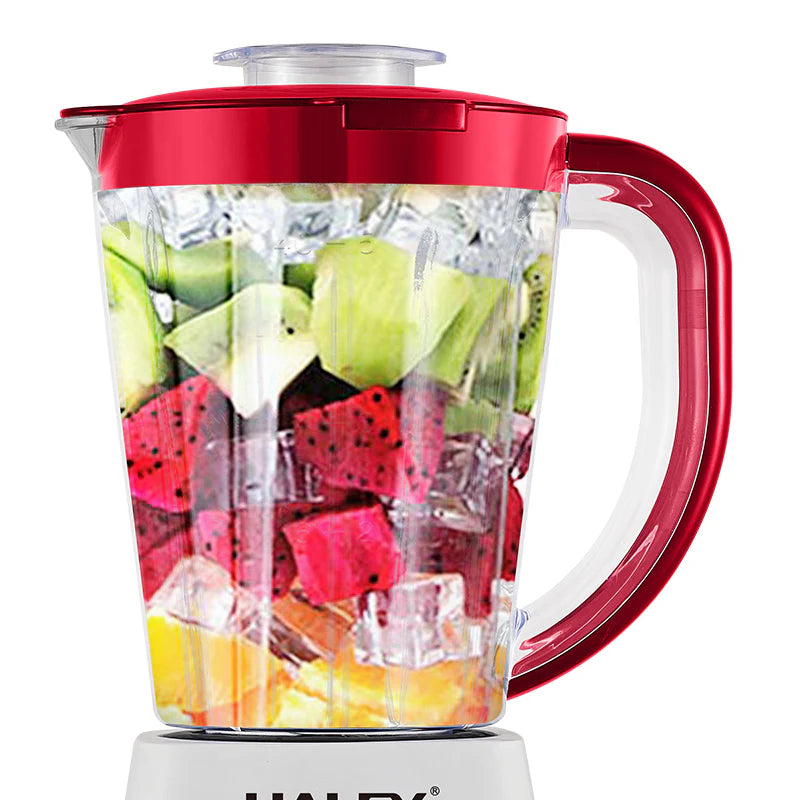 Blender 2 in 1 HALEY® HY-2940, 500W, Capacitate 1.6L, Functie Ice Crush, Protectie Supraincalzire, Alb/Rosu