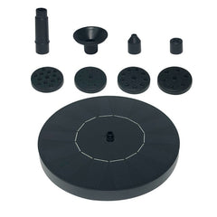 Fantana Arteziana pentru Gradina, Kaveny, Solara, Automata, Rotunda, 3 Moduri de Pulverizare, Negru, 16 cm
