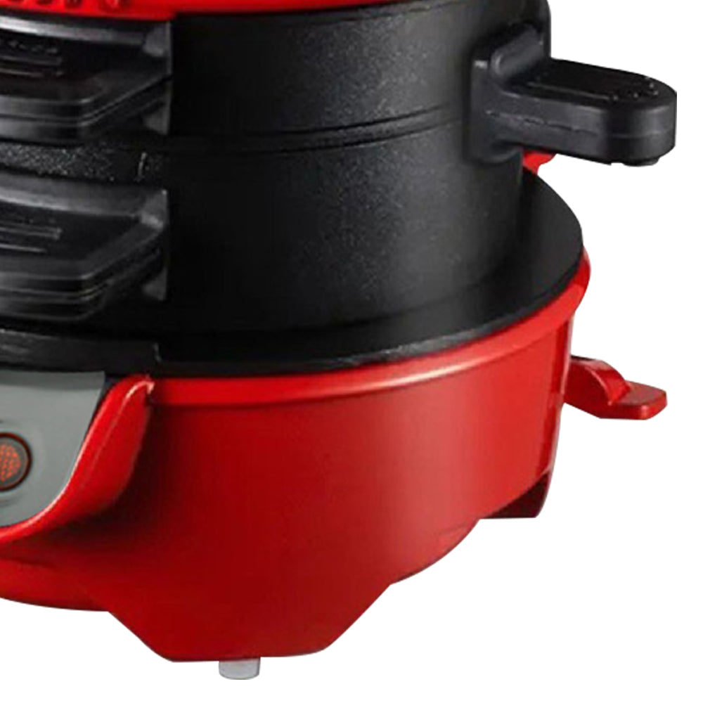 Aparat de facut Burgeri Haley, 600W – Mic Dejun Rapid, Placi Antiaderente, Incalzire Uniforma, Deschidere 180°