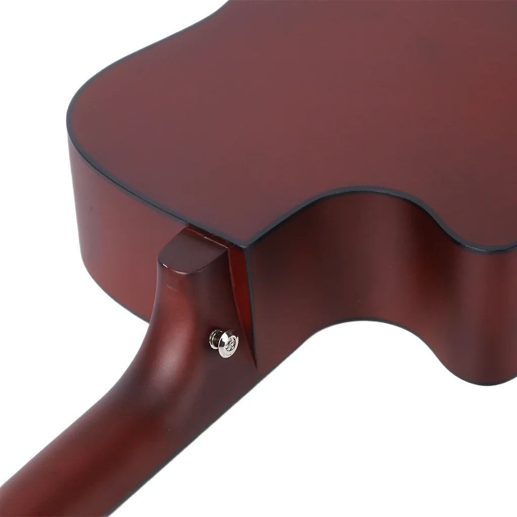 Chitara acustica 4/4 din lemn natural – model clasic sunet cald si clar