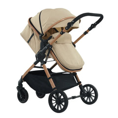 Carucior 3 in 1 KIDOO – auto i-Size, landou, scaun sport si scoica auto. Suspensii, pliere rapida, copertina extensibila, centura 5 puncte. Ideal 0–36 luni. Sistem complet pentru parinti.