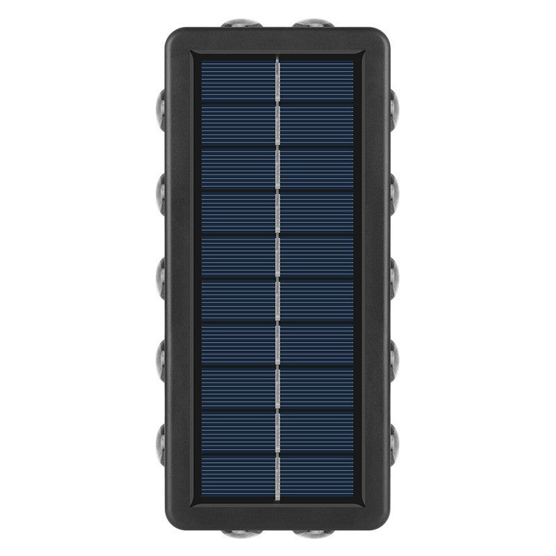 Lampa Solara, Kaveny, 8+4 LED, Lumina Alba/Calda, din ABS+PC, 8 x 17.7 x 3.7 cm, Negru