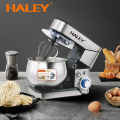 Robot de bucatarie multifunctional HALEY HY-2403, 7L, inox, 6 viteze + Turbo