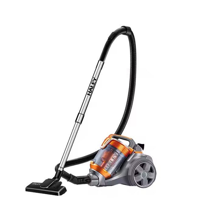 Aspirator portabil HALEY, cu aspiratie mare, 4 litri, 3000W, cu saci, Portocaliu/Gri