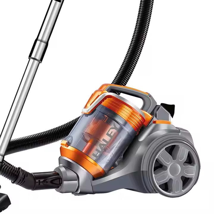 Aspirator portabil HALEY, cu aspiratie mare, 4 litri, 3000W, cu saci, Portocaliu/Gri