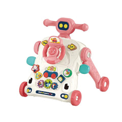 Antepremergator 2 in 1 – Primii Pasi si Joaca Interactiva Roz