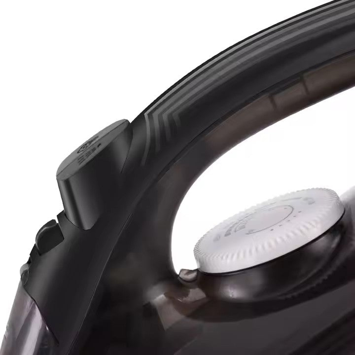 Fier de Calcat Electric de Mana, HALEY, 1400W, sub Presiune, cu Abur, Negru