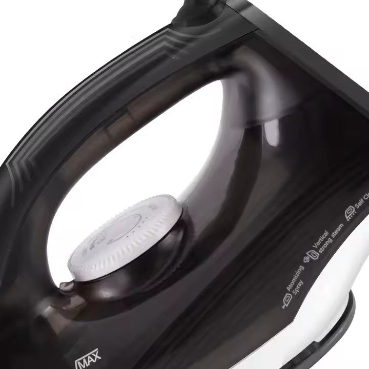 Fier de Calcat Electric de Mana, HALEY, 1400W, sub Presiune, cu Abur, Negru