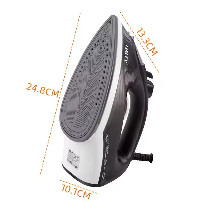 Fier de Calcat Electric de Mana, HALEY, 1400W, sub Presiune, cu Abur, Negru