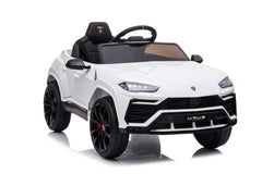 Masinuta electrica Lamborghini Urus oficial licentiata, KIDOO, 37–96 luni, 12V 4.5Ah, 2 motoare 25W, telecomanda 2.4G, volan multifunctional cu muzica, MP3, USB, TF, FM Radio, 105×65×52 cm