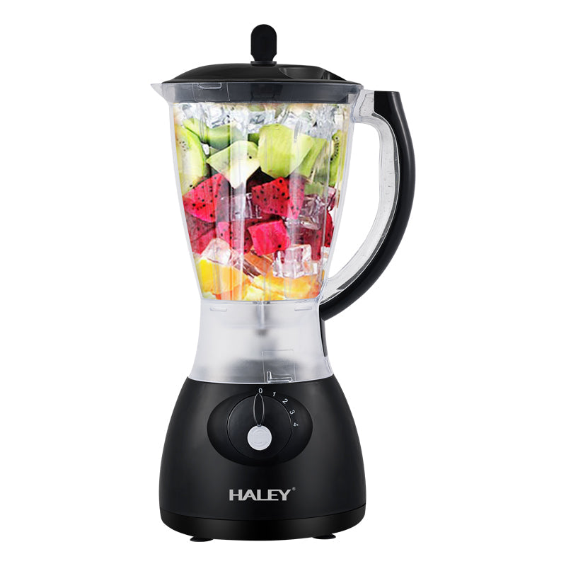 Blender Profesional HALEY 2 in 1, 500W, Motor din Cupru, 1.5L, 4 Viteze, Cu Recipient Separat pentru Macinat
