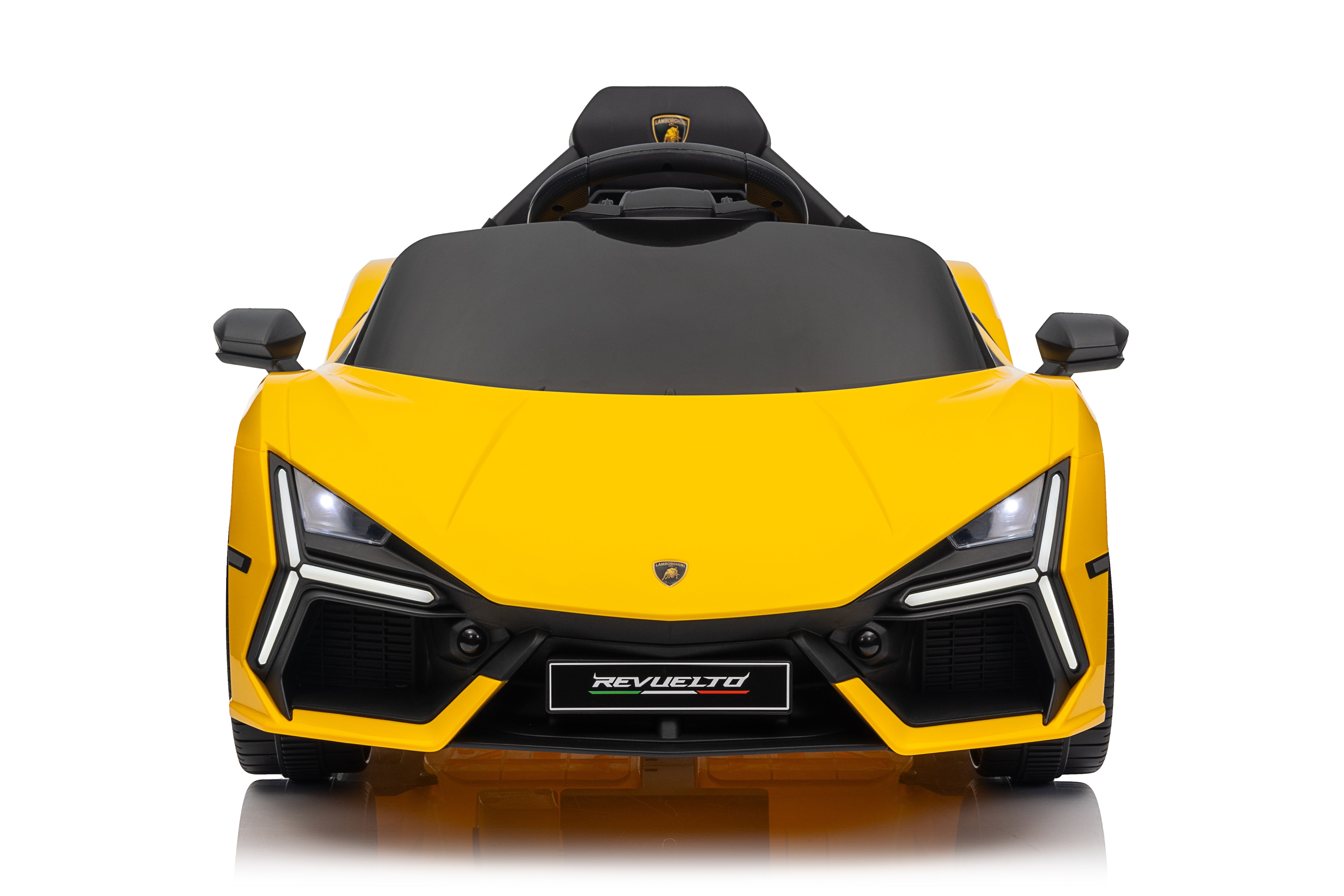 Lamborghini Revuelto – Masinuta electrica oficial licentiata pentru copii (12V, 2 motoare de 390)