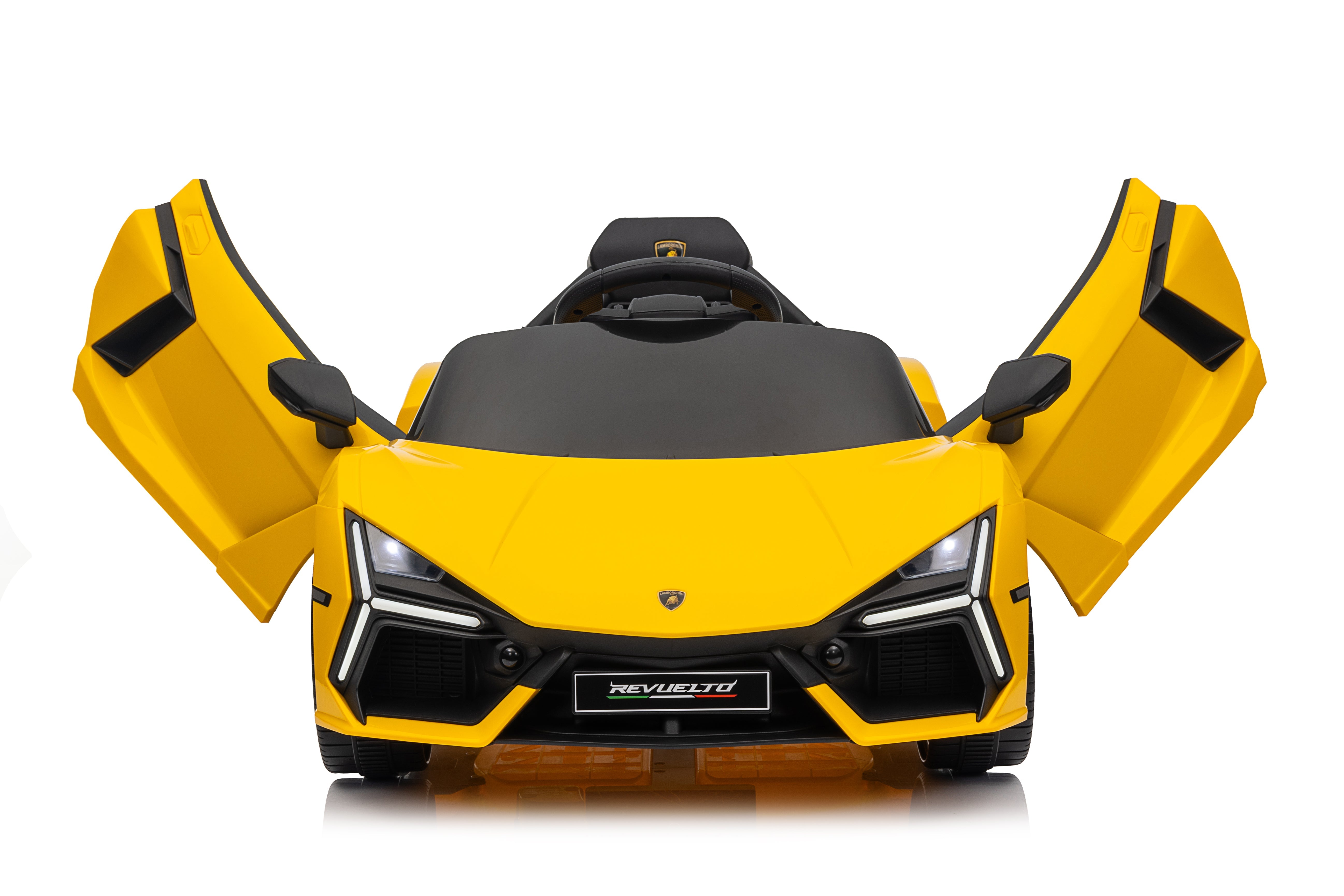 Lamborghini Revuelto – Masinuta electrica oficial licentiata pentru copii (12V, 2 motoare de 390)