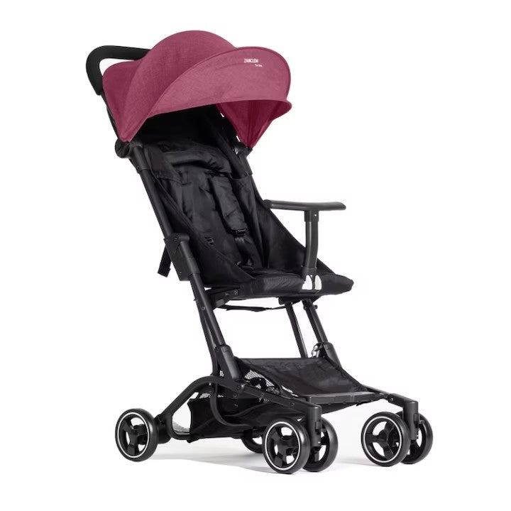 Carucior copii pliabil AT PERFORMANCE® – Ultra compact, 5 kg, aluminiu, 6-36 luni, ideal pentru avion, negru