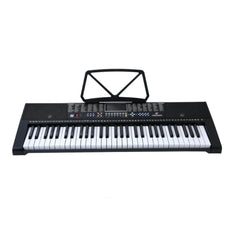 Orga electronica AT PERFORMANCE®, 61 de clape luminate Led MK-2108, Functii invatare, redare USB si Jack, Inregistrare.