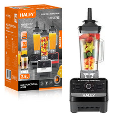 Mixer Multifunctional HALEY HY-2715, 5500W, 2.5L, 2 Viteze, Functie Pulse, Curatare Automata, 2 in 1