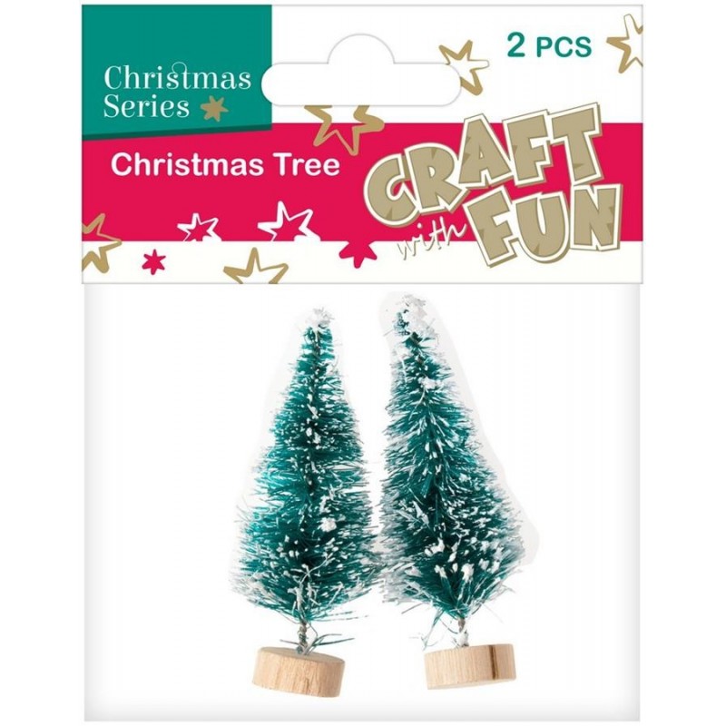 Accesorii craft, 6.5cm, set 2 buc, Craft with Fun, Christmas Three, 384000