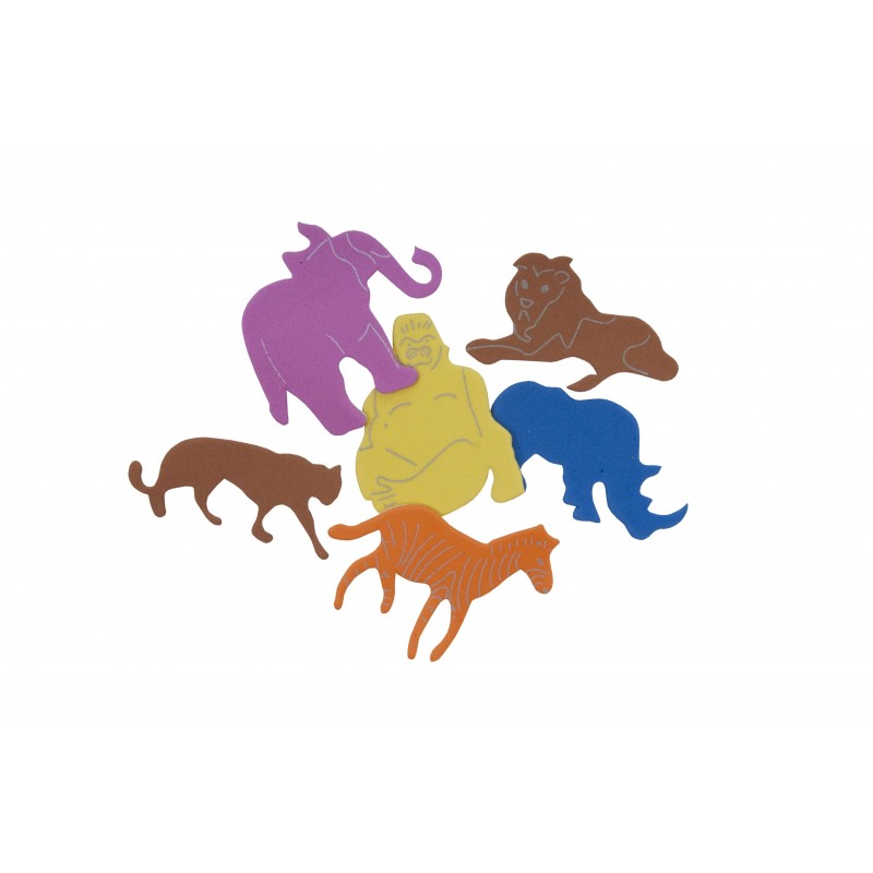 Abtibilduri - animale, 8g, buretat, Colorarte, 3361