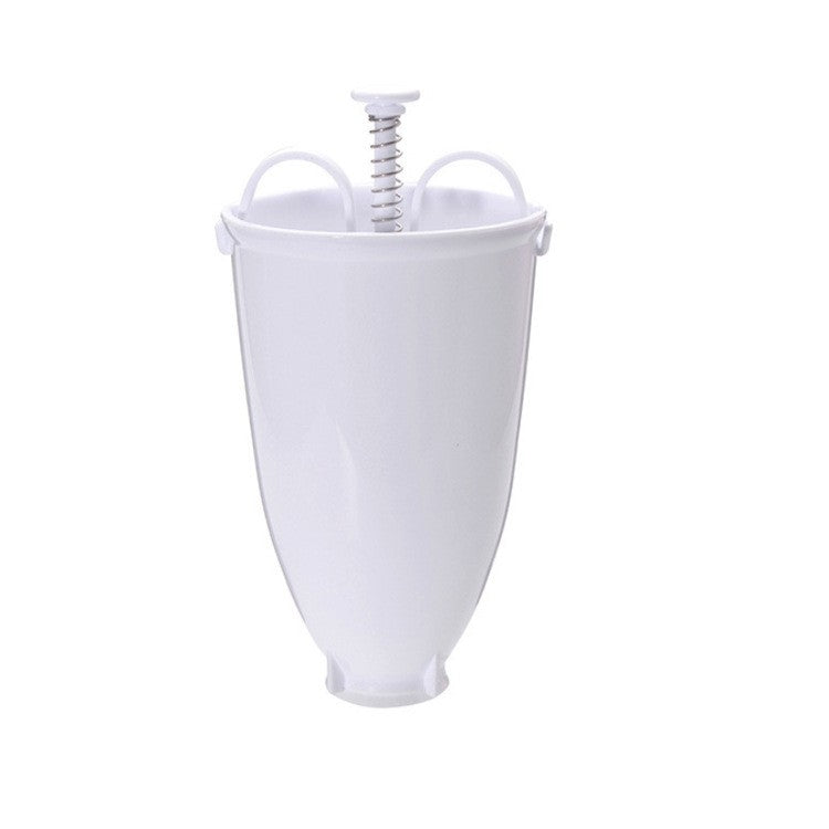 Accesoriu de Bucatarie pentru Gogosi, Kadeny, Dozator pentru Aluat, Dispozitiv Manual, Forma de Gogosi, pentru Gatit, 18x10x10 cm, Alb