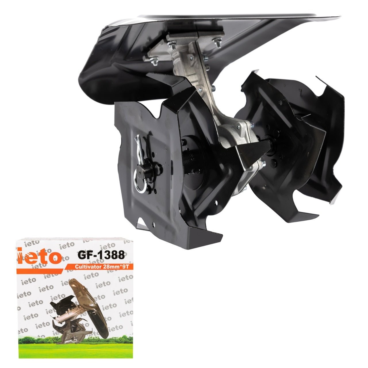 Accesoriu motocoasa Micul Fermier, cultivator 28mm*9T M2