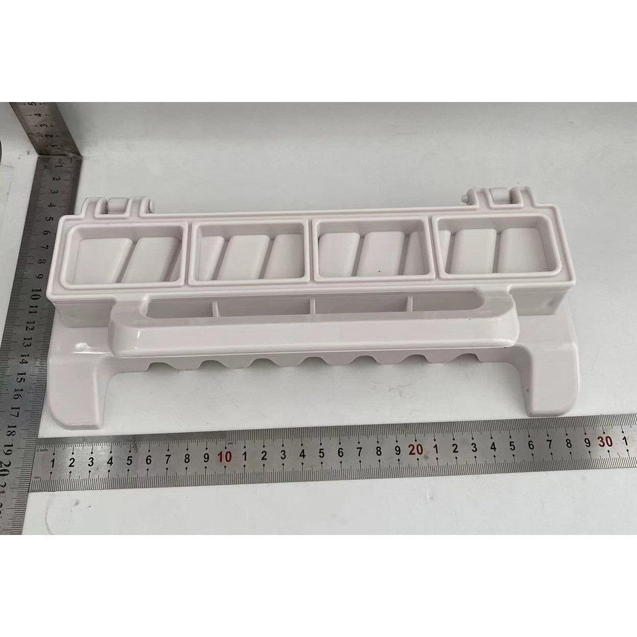 Presa pentru Carne, Kadeny, pentru Kebab, cu Maner, din ABS, 29 x 7.5 x 2.6 cm, Alb