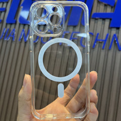 Husa de protectie, Kaveny, iPhone 11, Transparenta, Compatibila cu incarcarea wireless MagSafe, Transparenta